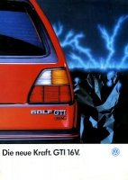 VW Golf 2 GTI brochure 10.1985