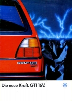 VW Golf 2 GTI brochure 1.1986