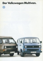 VW T 3 Multivan brochure 12.1985