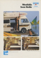 VW T 3 Westfalia Sven Hedin Prospekt 9.1985