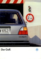 VW Golf 2 brochure 7.1986