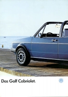 VW Golf 1 Cabriolet brochure 1.1987