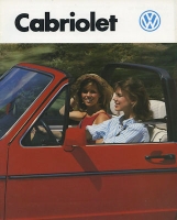 VW Golf 1 Cabriolet brochure 1987