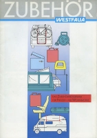 VW T 3 Westfalia equipment brochure 3.1989