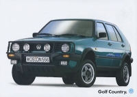 VW Golf 2 Country brochure 2.1990