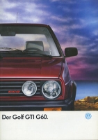 VW Golf 2 GTI G 60 brochure 4.1990