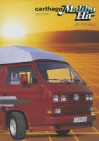 VW T 3 Carthago brochure 9.1989