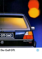 VW Golf 2 GTI G 60 brochure 1.1991