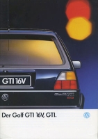 VW Golf GTI 16V Prospekt 8.1991