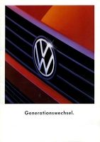 VW T 4 Generationswechsel brochure 10.1990