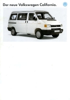 VW T 4 California brochure 9.1990