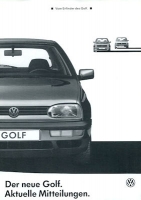 VW Golf 3 brochure 9.1991