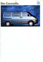 VW T 4 Caravelle brochure 1.1992