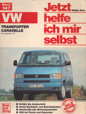 VW T 4 Reparaturanleitung 9.1990-1992