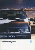 VW Passat B 3 syncro brochure 8.1991