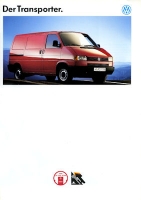 VW T 4 Transporter brochure 10.1991