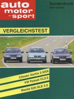 VW Passat B 3 CL 2.0 Test 1993