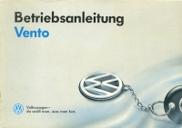 VW Vento Bedienungsanleitung 1993