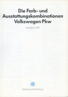 VW Farbprogramm 1995