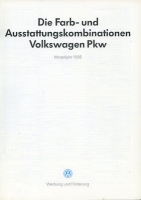 VW Farbprogramm 1995