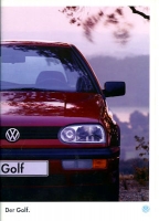 VW Golf 3 brochure 8.1994