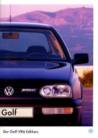 VW Golf 3 VR 6 Edition Prospekt 1.1995