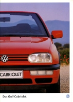 VW Golf 3 Cabriolet brochure 7.1995