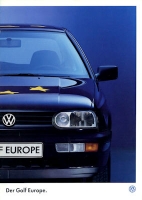 VW Golf 3 Europe brochure 7.1995