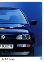 VW Golf 3 Europe brochure 1.1996