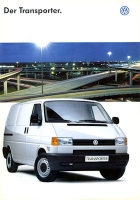 VW T 4 Transporter brochure 2.1996