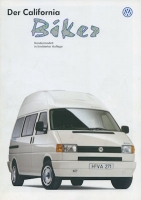 VW T 4 California Biker brochure 8.1995