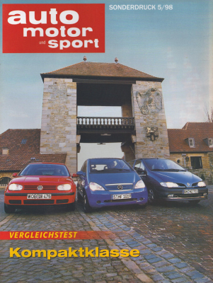 VW Golf 4 Sonderdruck aus AMS 5/98 3.1998
