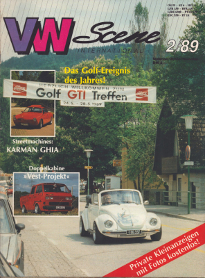 VW Scene Heft 2.1989