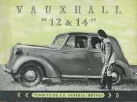 Vauxhall 12 & 14 Prospekt ca. 1946
