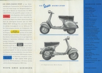 Preview: Vespa 150 ccm Grand Sport Roller Prospekt ca. 1958