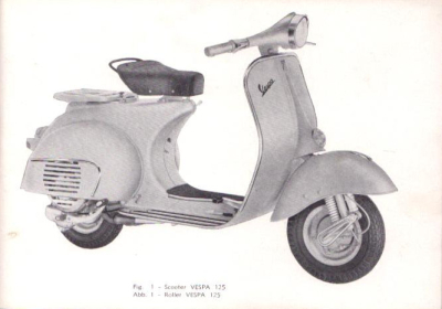 Preview: Vespa 125 Bedienungsanleitung 1963 Preview: Vespa 125 Bedienungsanleitung 1963