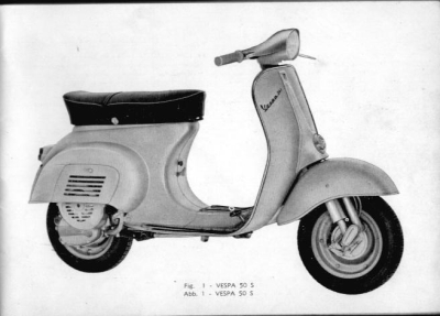 Preview: Vespa 50 S Bedienungsanleitung ca. 1964 Preview: Vespa 50 S Bedienungsanleitung ca. 1964