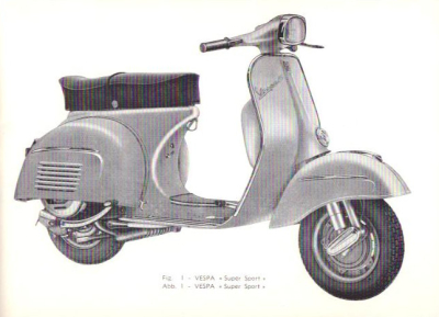 Preview: Vespa 180 ccm Super Sport Bedienungsanleitung ca. 1967 Preview: Vespa 180 ccm Super Sport Bedienungsanleitung ca. 1967