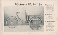 Victoria Fahrrad Programm 1911