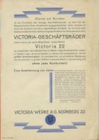 Victoria Geschäftsrad Prospekt 7.1930