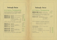 Preview: Victoria Fahrrad Preisliste 10.1933 Preview: Victoria Fahrrad Preisliste 10.1933