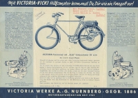Preview: Victoria Fahrrad Einbau Motor Prospekt 6.1950