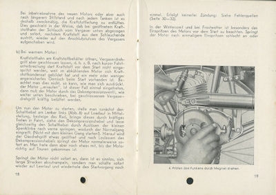 Preview: Victoria Vicky u. Einbaumotore FM 38L Bedienungsanleitung 5.1953