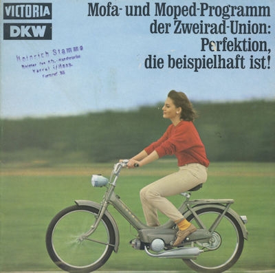Victoria / DKW Mofa 502 510 / Moped 503 Prospekt ca. 1968