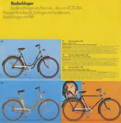 Victoria Fahrrad Prospekt ca. 1971