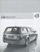 Volvo V 70 Pricelist 4.2007