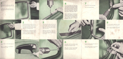Preview: Volvo Rear Quater Window Prospekt 1960er Jahre