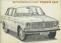 Volvo 144 Bedienungsanleitung 12.1966