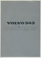 Volvo 343 Oettinger Prospekt ca. 1980