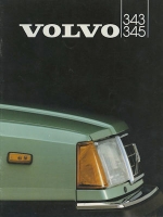 Volvo 343 345 brochure 1982